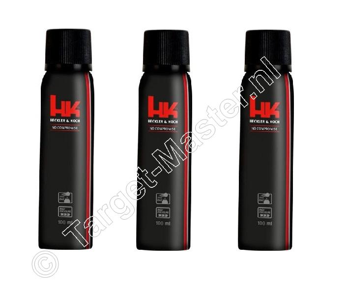 Heckler & Koch BATTLE GAS Airsoft Gas verpakking 3 x 100 ml